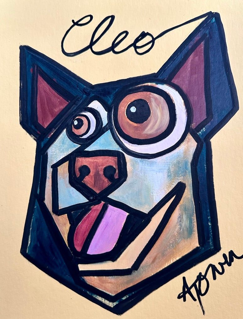 Abstract Style Caricature Portrait