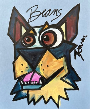 Abstract Style Caricature Portrait