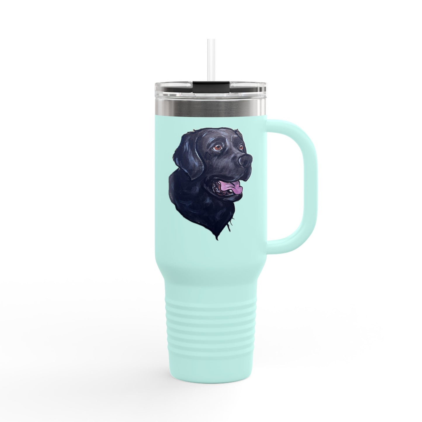 Personalized Dog Lover's Insulated Travel Mug, 40oz - Perfect for Coffee, Tea, Gifts for Pet Owners, Dog Lovers