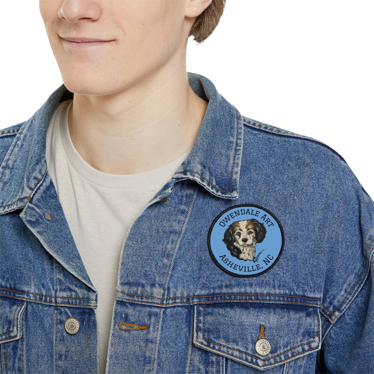 Custom Pet Iron-On Patches, Cute Dog Apparel, Handmade Fabric Patches, Pet Lover Gifts, Unique Denim Accessories