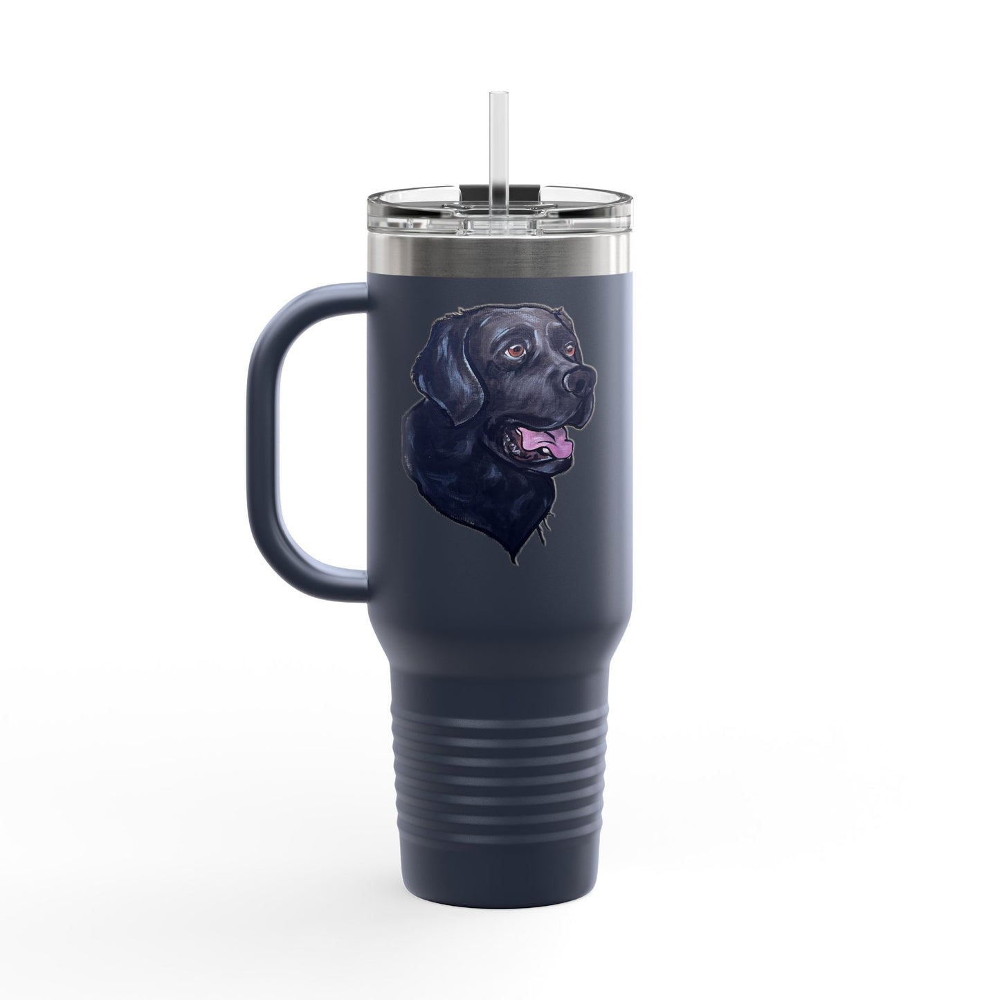 Personalized Dog Lover's Insulated Travel Mug, 40oz - Perfect for Coffee, Tea, Gifts for Pet Owners, Dog Lovers