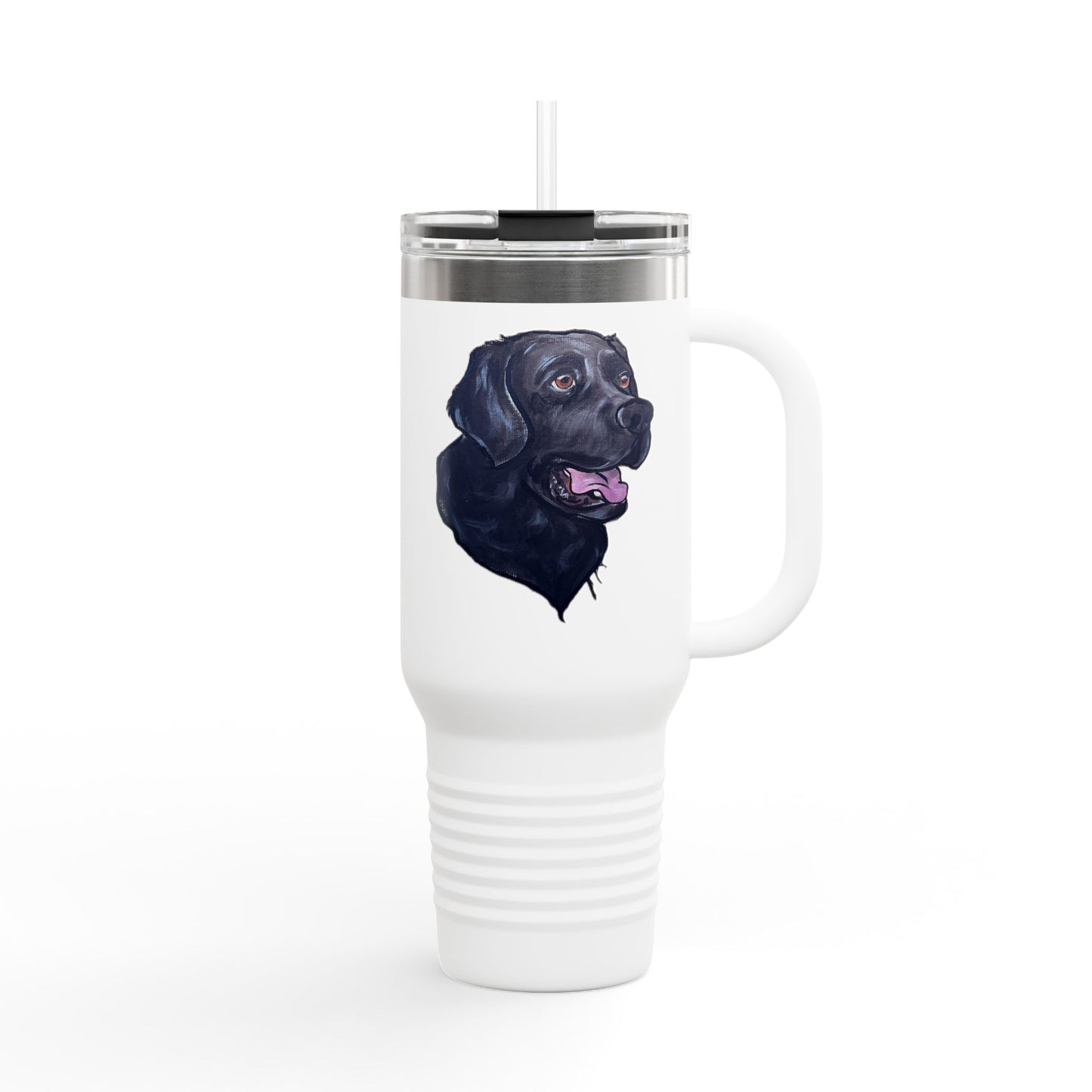 Personalized Dog Lover's Insulated Travel Mug, 40oz - Perfect for Coffee, Tea, Gifts for Pet Owners, Dog Lovers