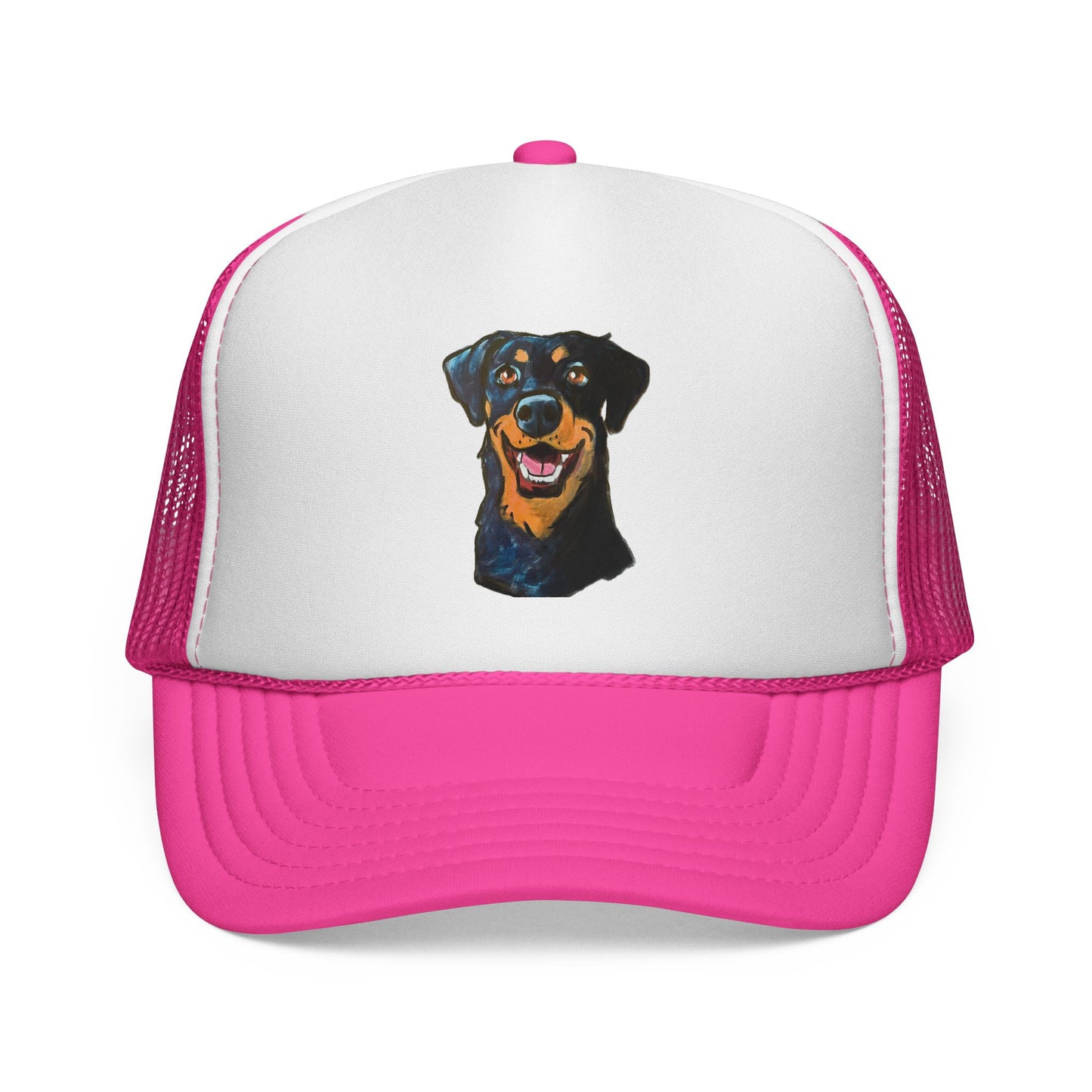 Custom Pet Caricature Portrait Trucker Hat