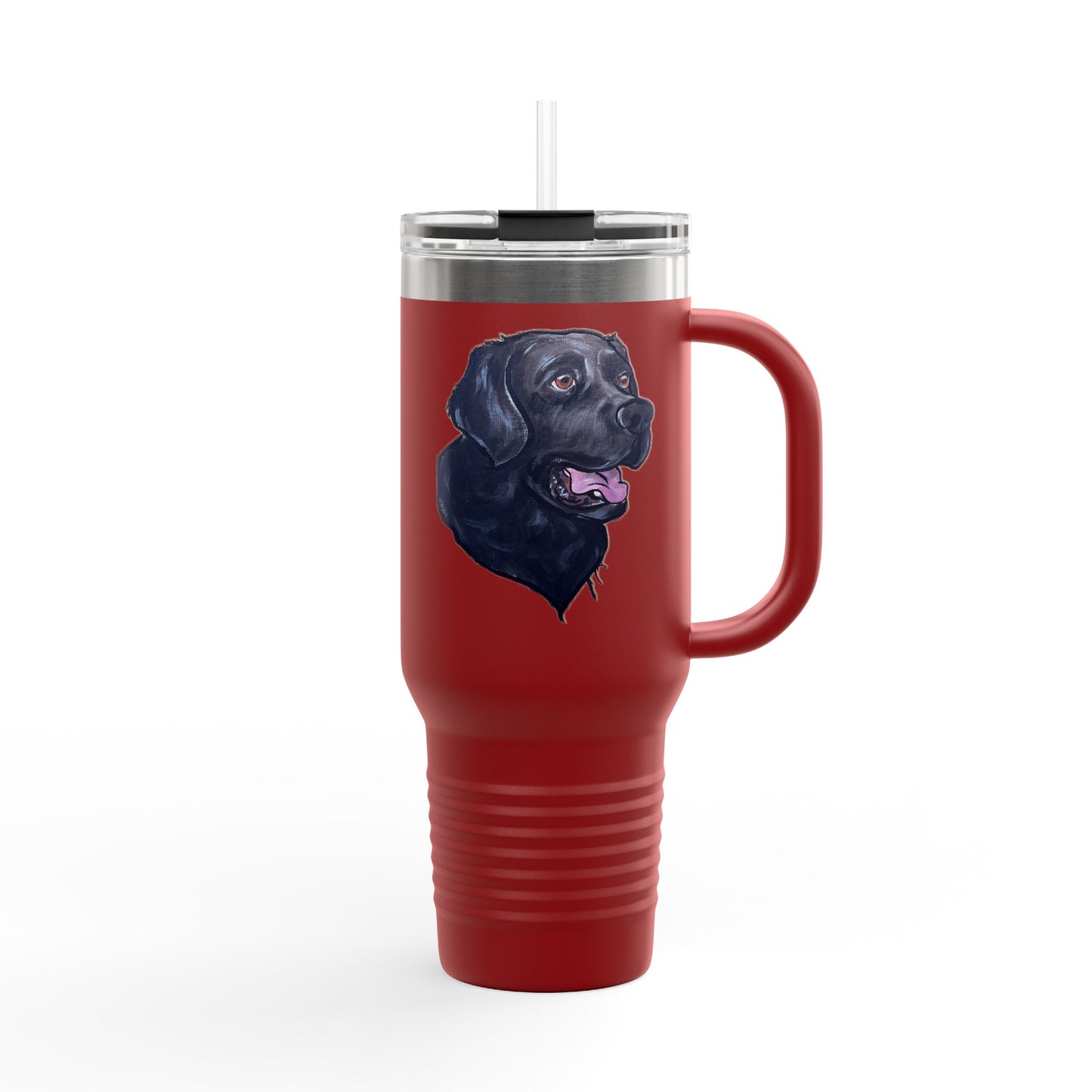Personalized Dog Lover's Insulated Travel Mug, 40oz - Perfect for Coffee, Tea, Gifts for Pet Owners, Dog Lovers