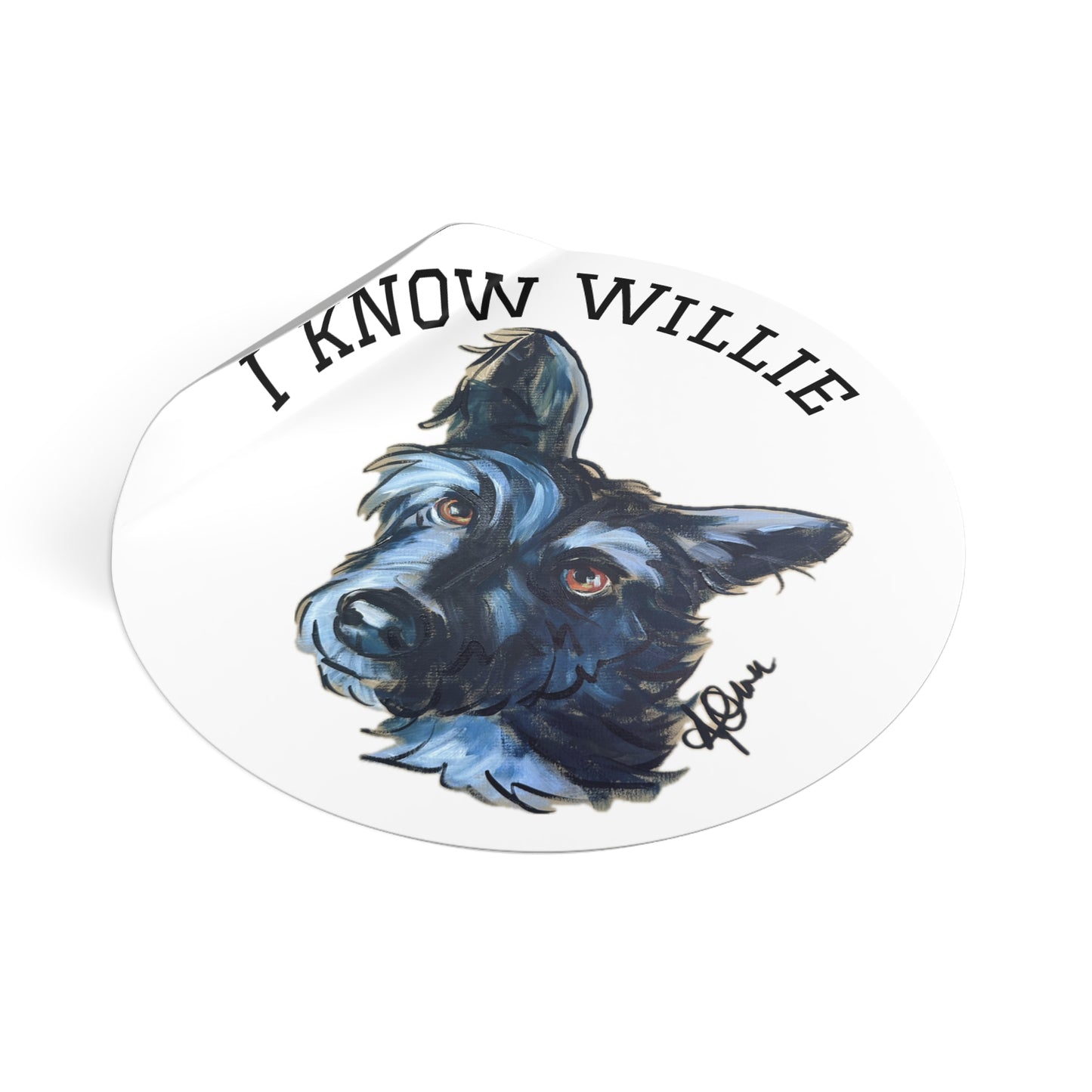 Custom Design Pet Caricature Portait Sticker