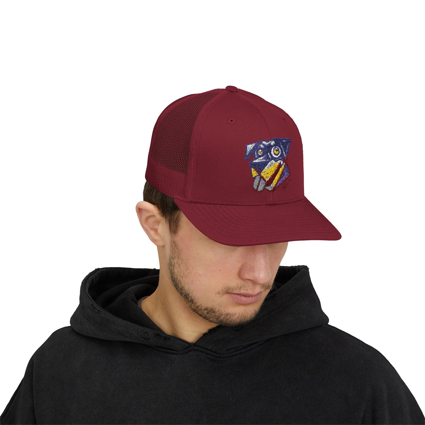 Dog Lover Snapback Trucker Cap | Adjustable Hat for Pet Enthusiasts | Outdoor, Casual Wear, Gift for Dog Owners