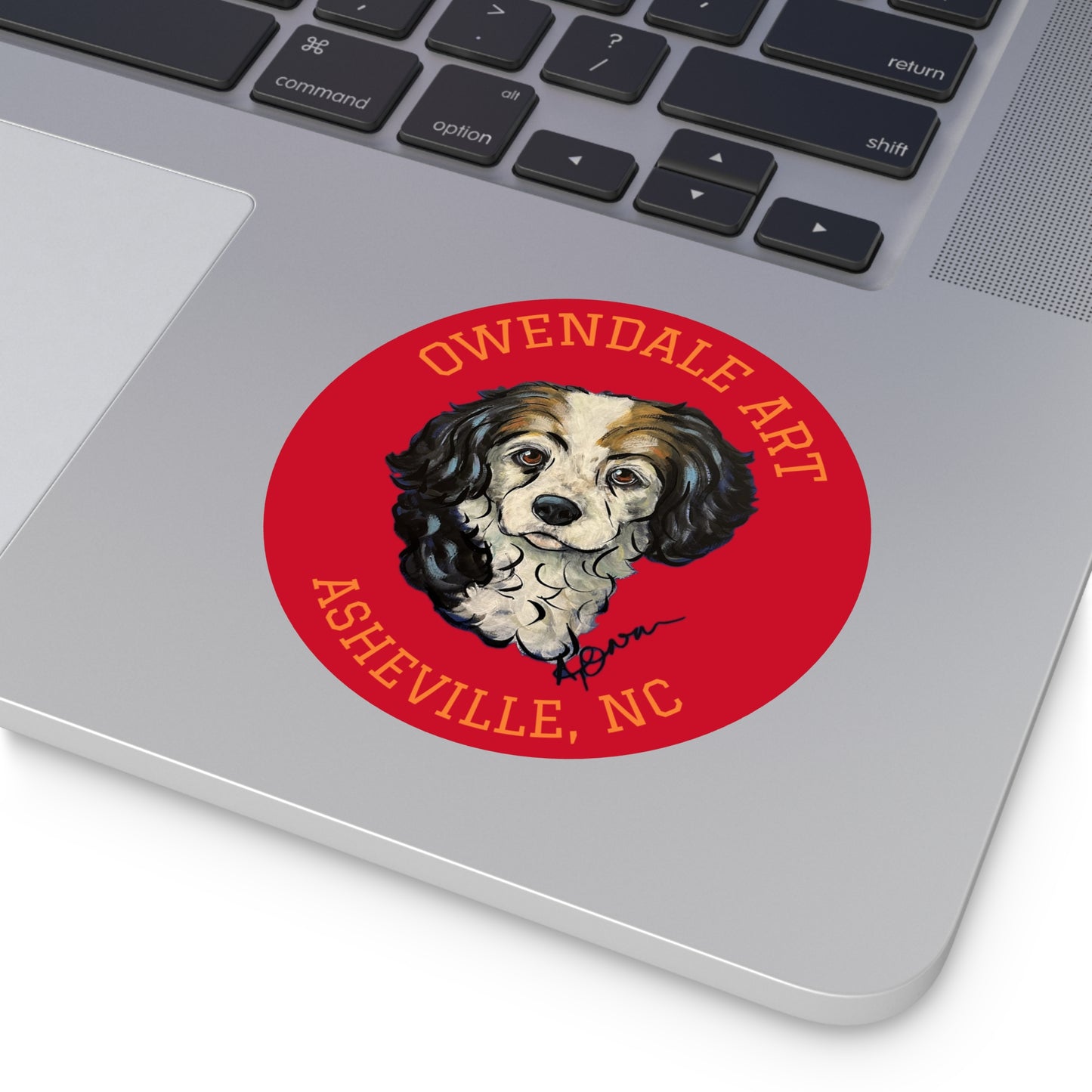Owendale Art | Asheville, NC Logo - 4" Vinyl Sticker