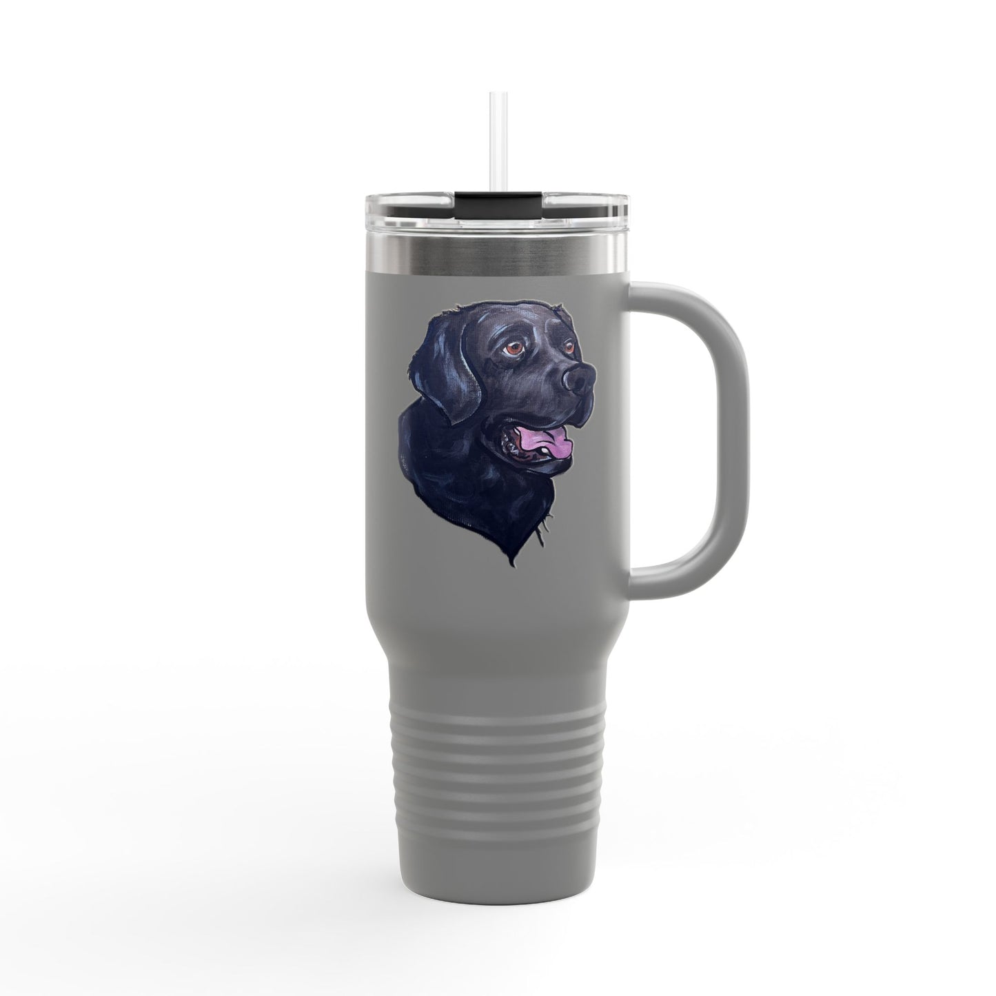 Personalized Dog Lover's Insulated Travel Mug, 40oz - Perfect for Coffee, Tea, Gifts for Pet Owners, Dog Lovers