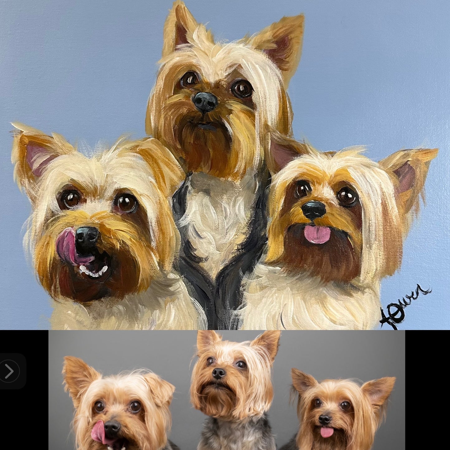 Cutstom Caricature Portraits on Gesso Board