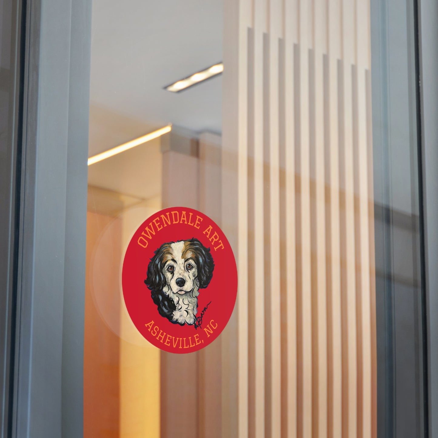 Owendale Art | Asheville, NC Logo - 4" Vinyl Sticker