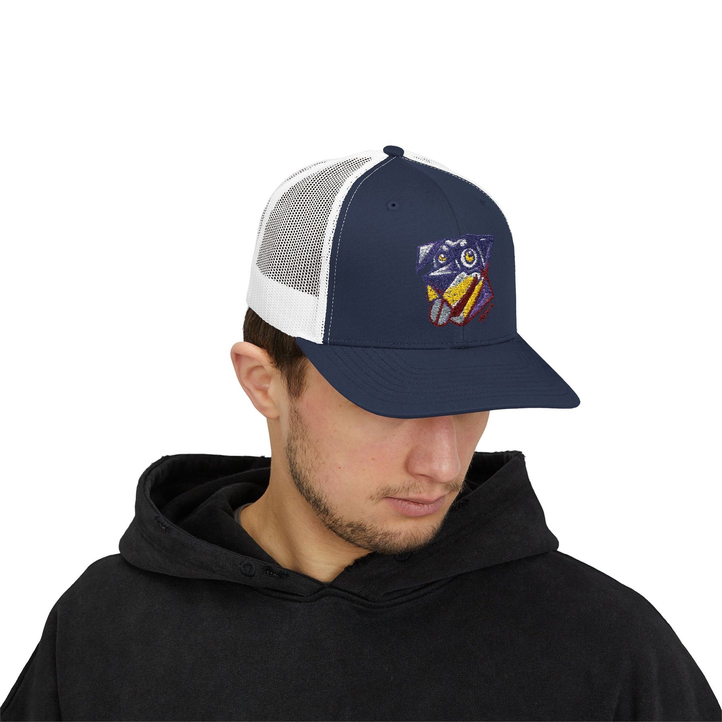 Dog Lover Snapback Trucker Cap | Adjustable Hat for Pet Enthusiasts | Outdoor, Casual Wear, Gift for Dog Owners