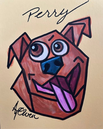 Abstract Style Caricature Portrait