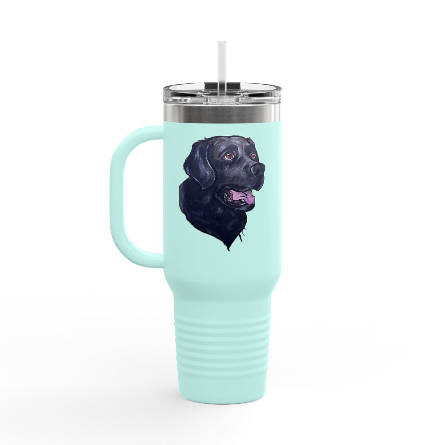 Personalized Dog Lover's Insulated Travel Mug, 40oz - Perfect for Coffee, Tea, Gifts for Pet Owners, Dog Lovers