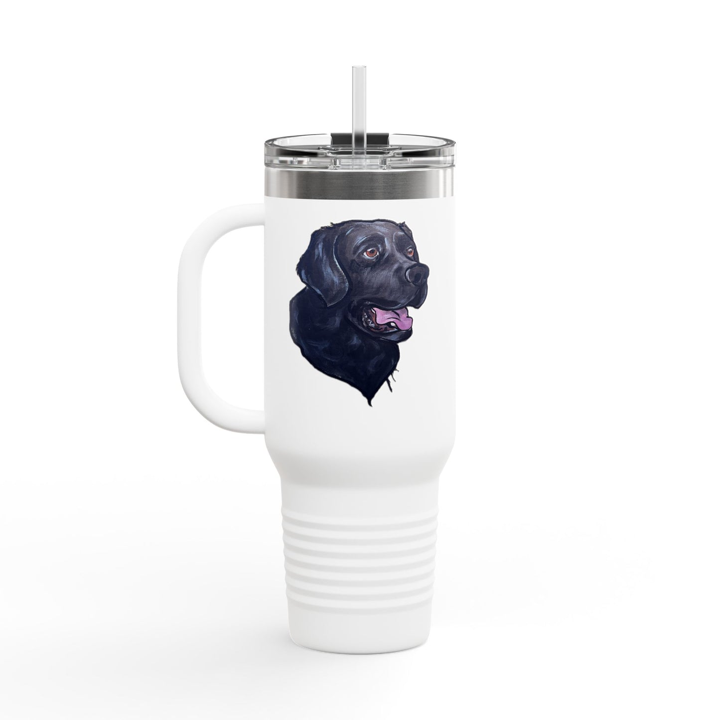 Personalized Dog Lover's Insulated Travel Mug, 40oz - Perfect for Coffee, Tea, Gifts for Pet Owners, Dog Lovers