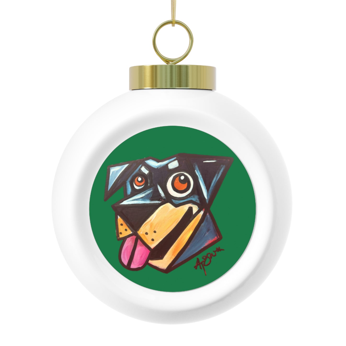 Custom Design Pet Caricature Christmas Ornament