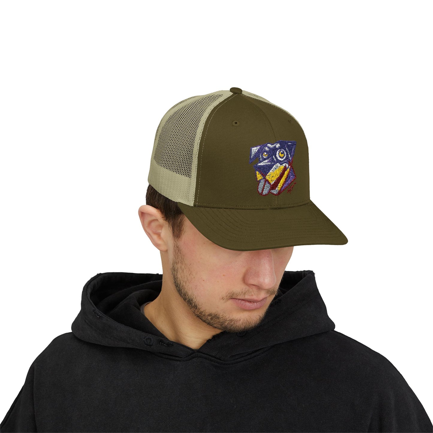 Dog Lover Snapback Trucker Cap | Adjustable Hat for Pet Enthusiasts | Outdoor, Casual Wear, Gift for Dog Owners