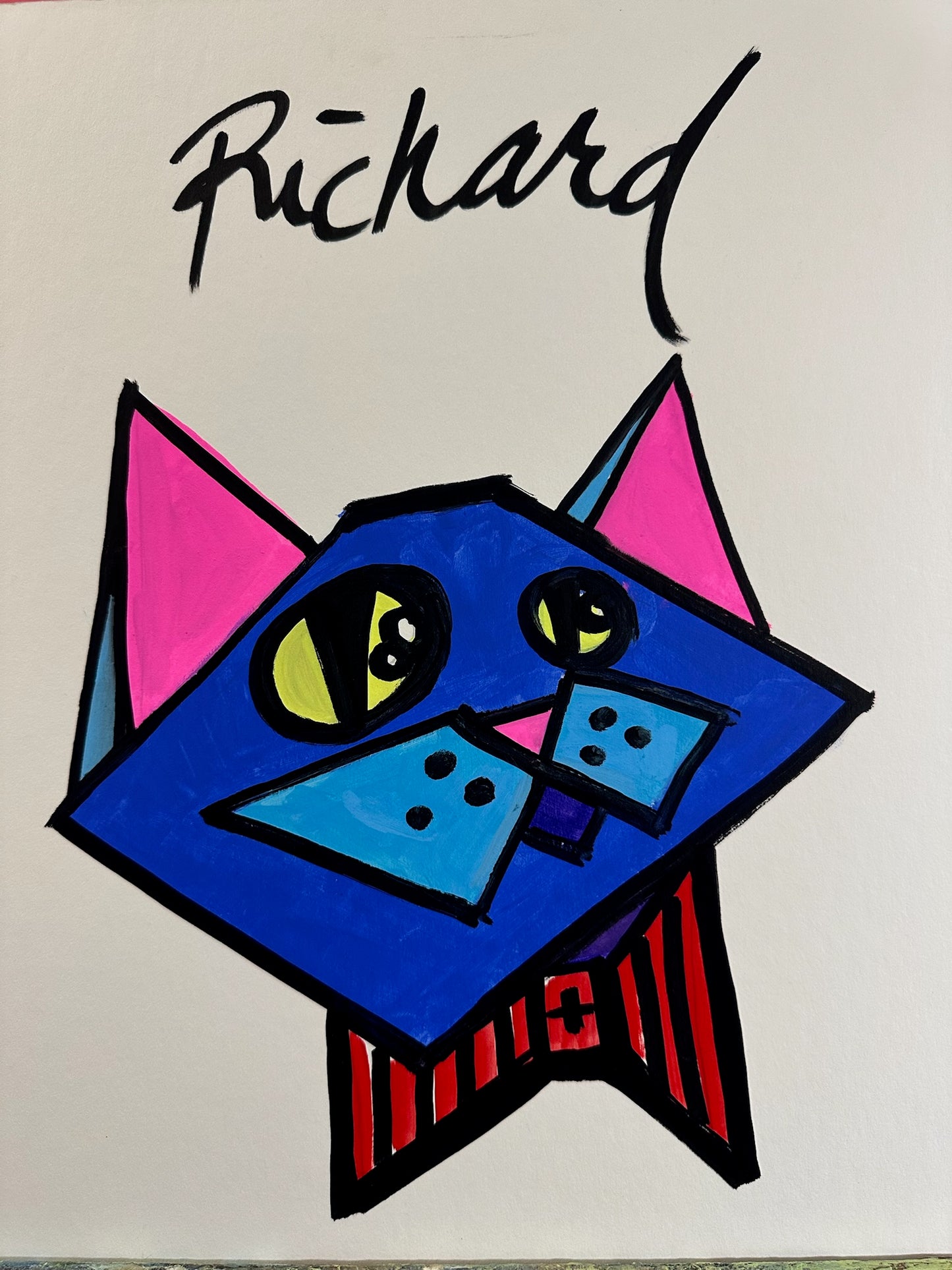 Abstract Style Caricature Portrait