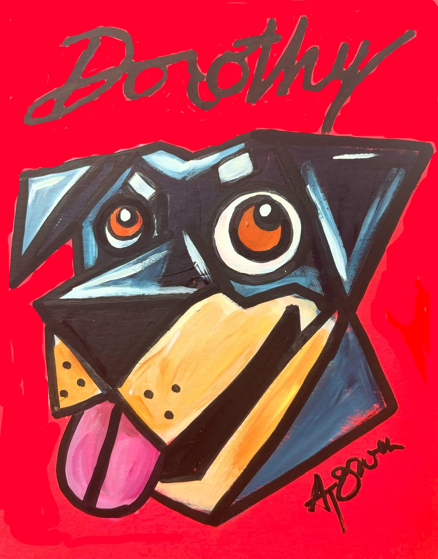 Abstract Style Caricature Portrait