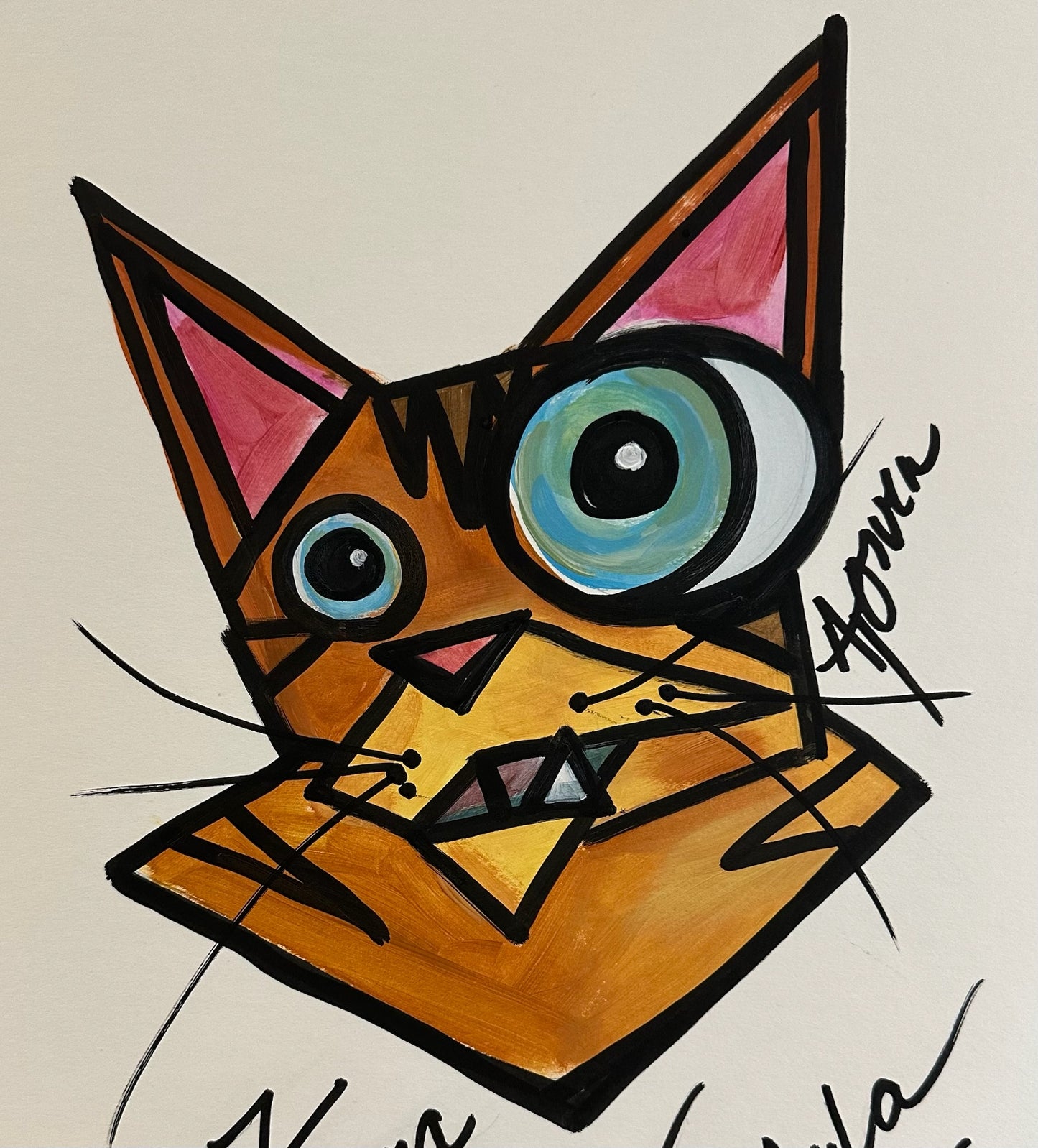 Abstract Style Caricature Portrait
