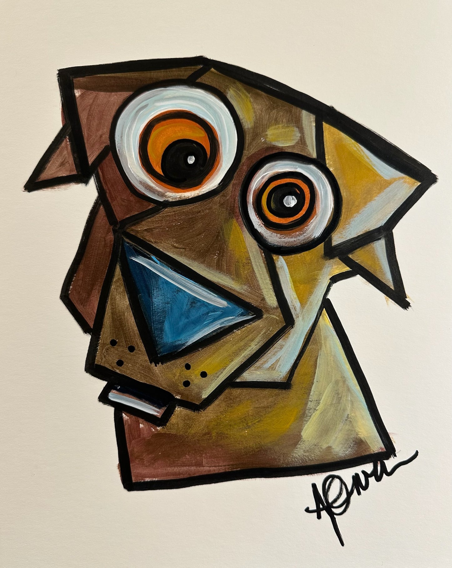 Abstract Style Caricature Portrait