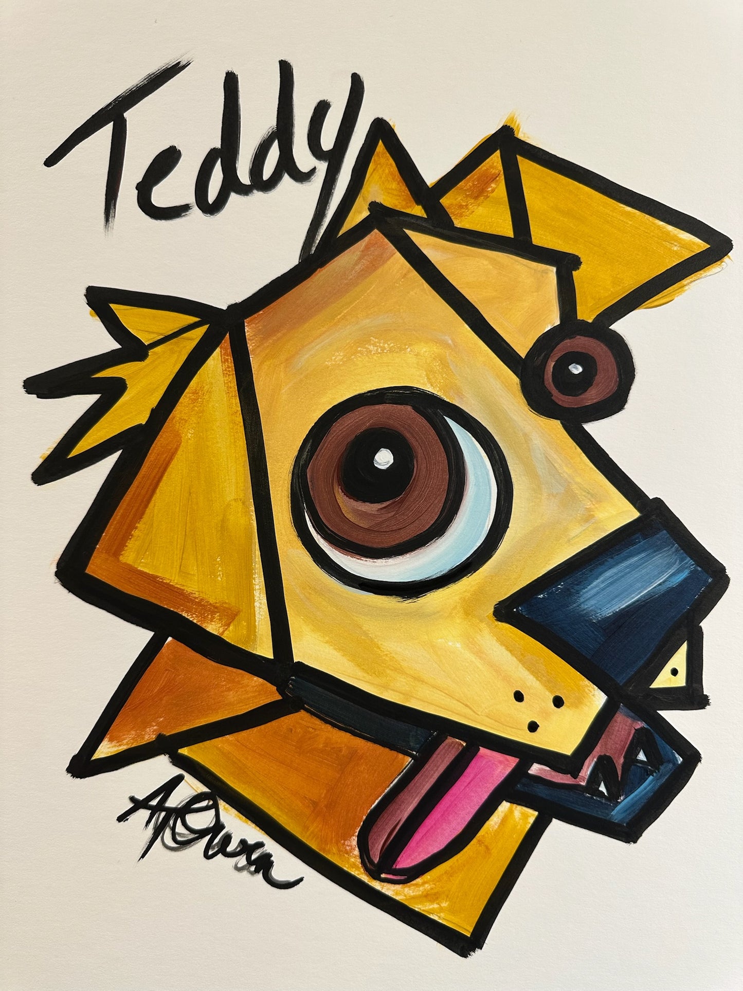 Abstract Style Caricature Portrait