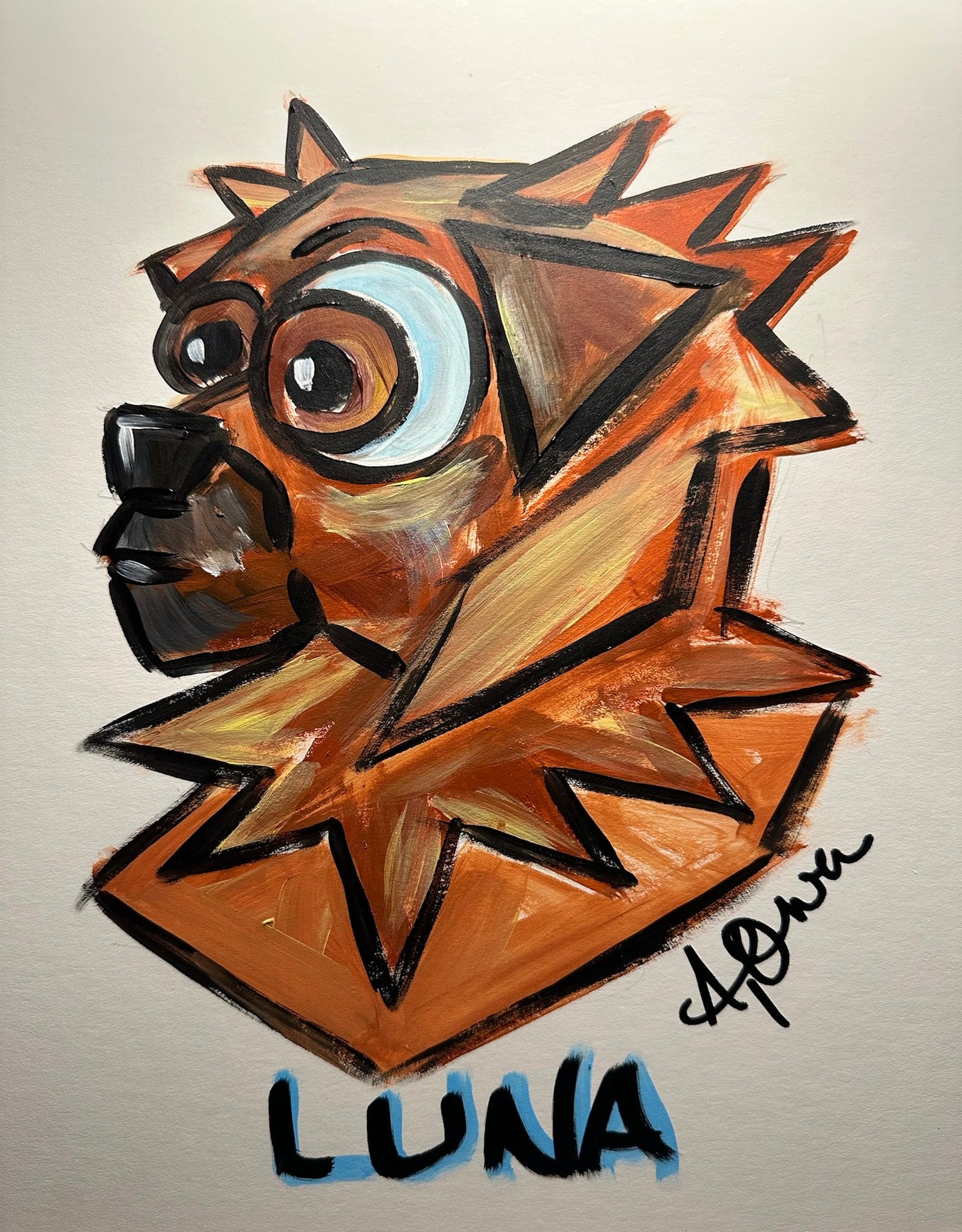 Abstract Style Caricature Portrait