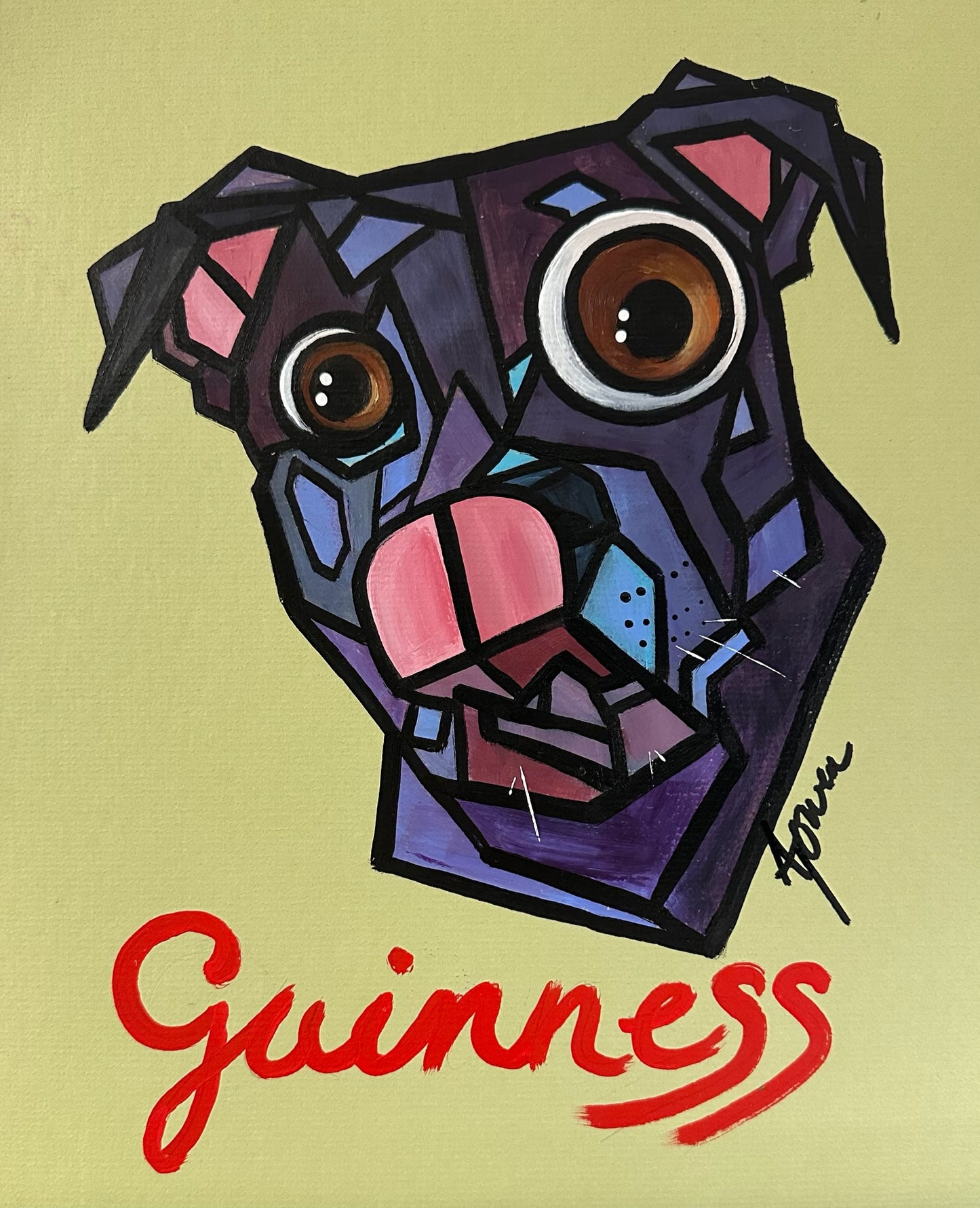 Abstract Style Caricature Portrait