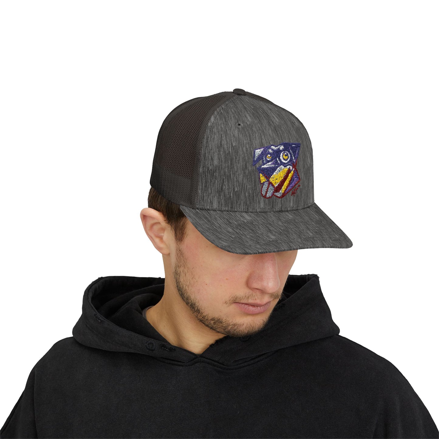 Dog Lover Snapback Trucker Cap | Adjustable Hat for Pet Enthusiasts | Outdoor, Casual Wear, Gift for Dog Owners