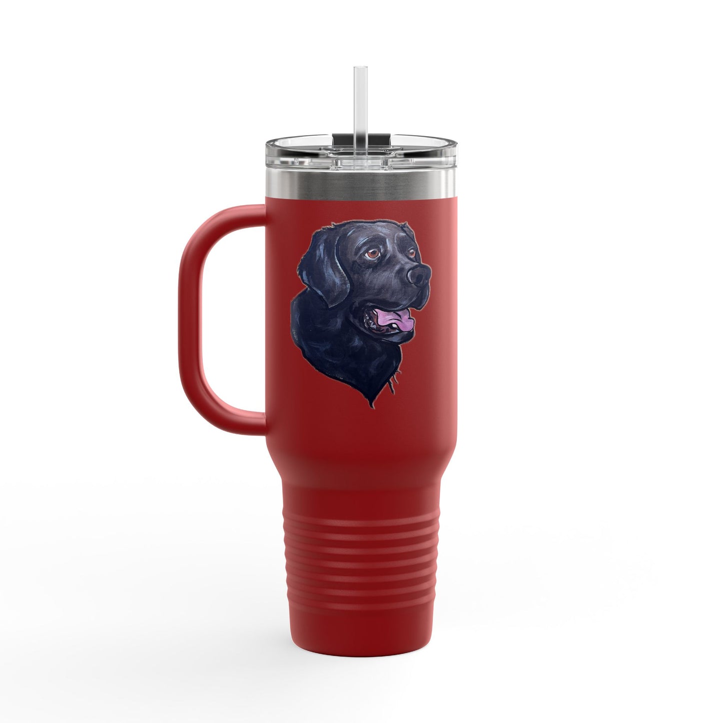 Personalized Dog Lover's Insulated Travel Mug, 40oz - Perfect for Coffee, Tea, Gifts for Pet Owners, Dog Lovers