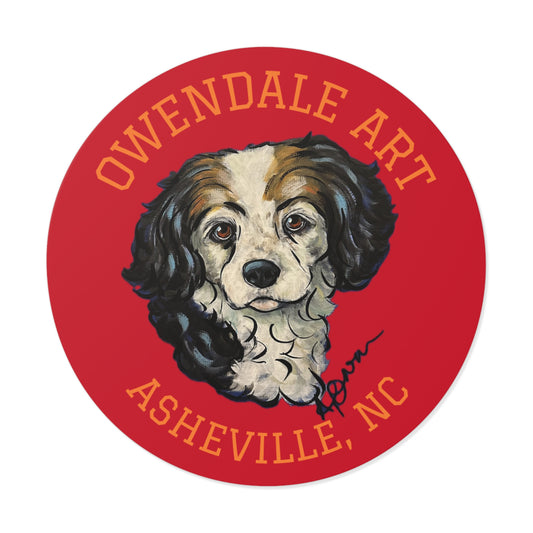 Owendale Art | Asheville, NC Logo - 4" Vinyl Sticker