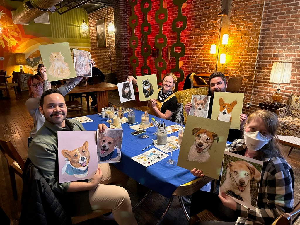 Cultivated Cocktails -  Paint Your Pet Class with Owendale Art - First Round On Us!