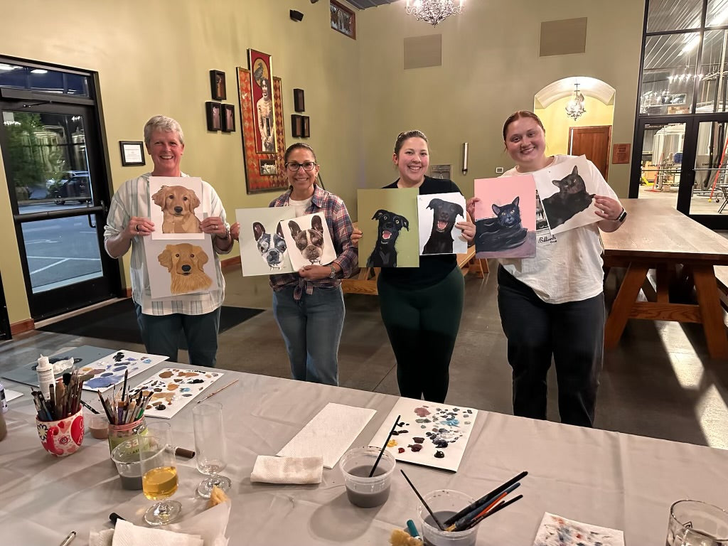 Cultivated Cocktails -  Paint Your Pet Class with Owendale Art - First Round On Us!