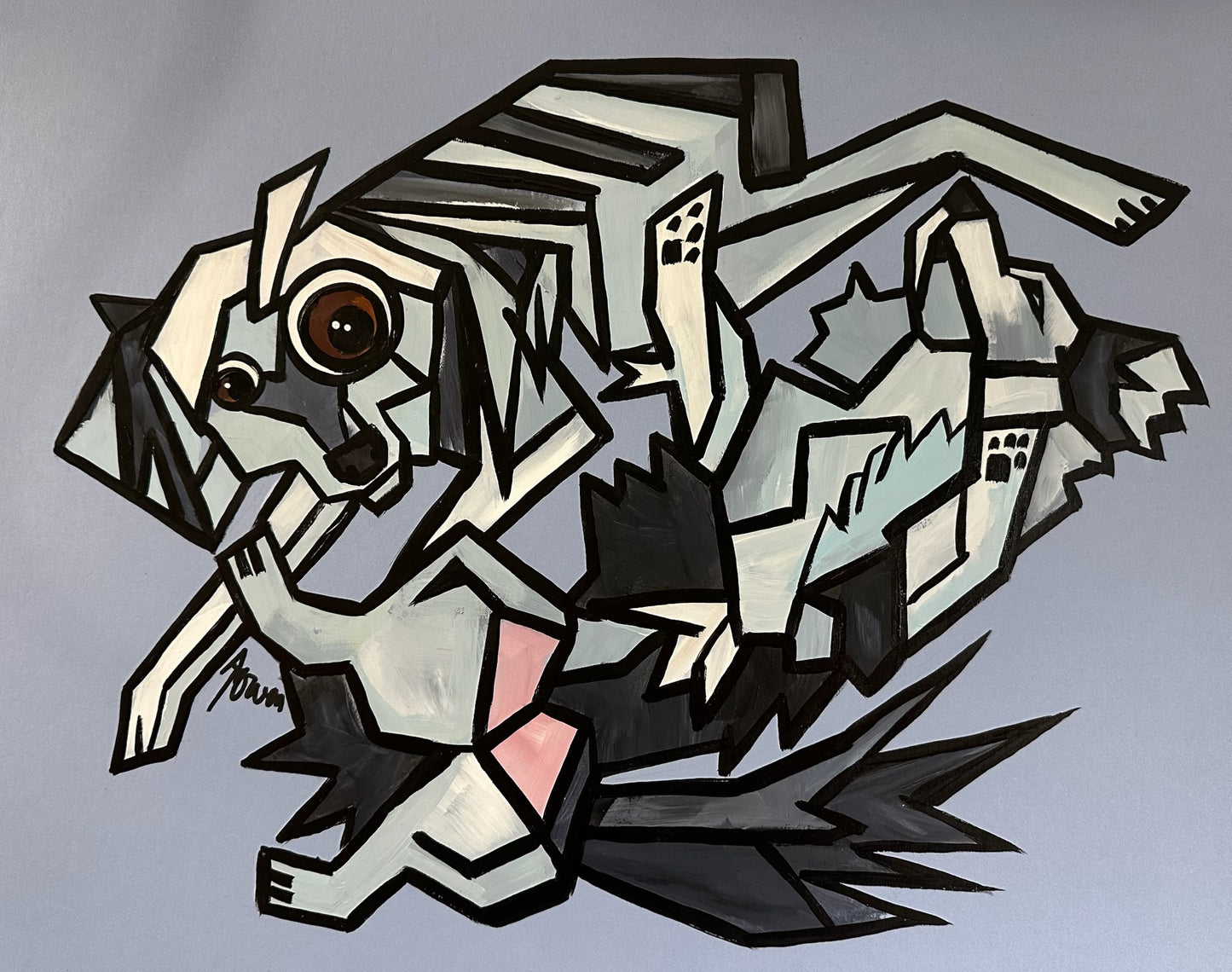 Abstract Style Caricature Portrait