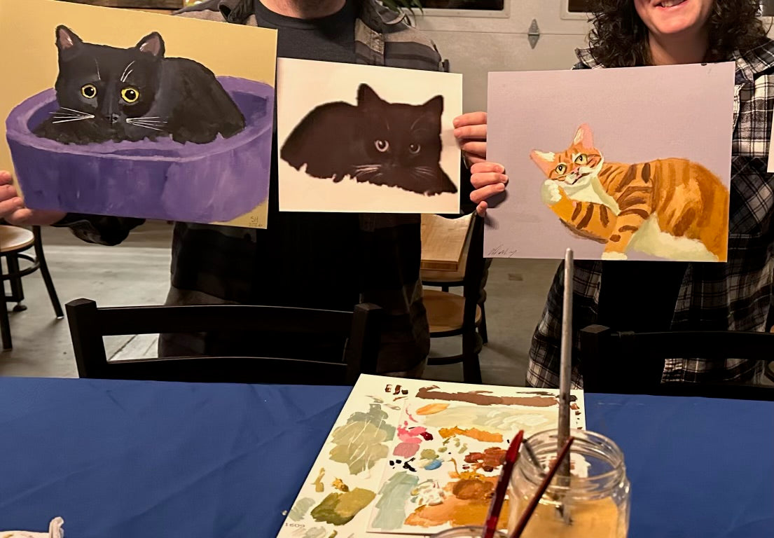 Cultivated Cocktails -  Paint Your Pet Class with Owendale Art - First Round On Us!