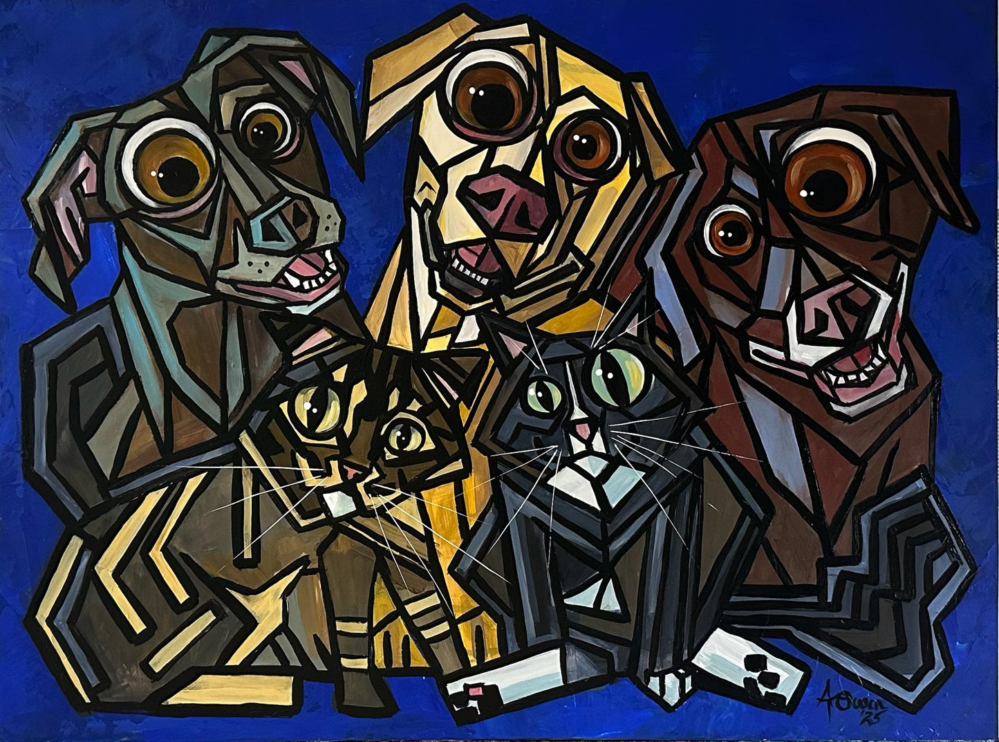 Abstract Style Caricature Portrait