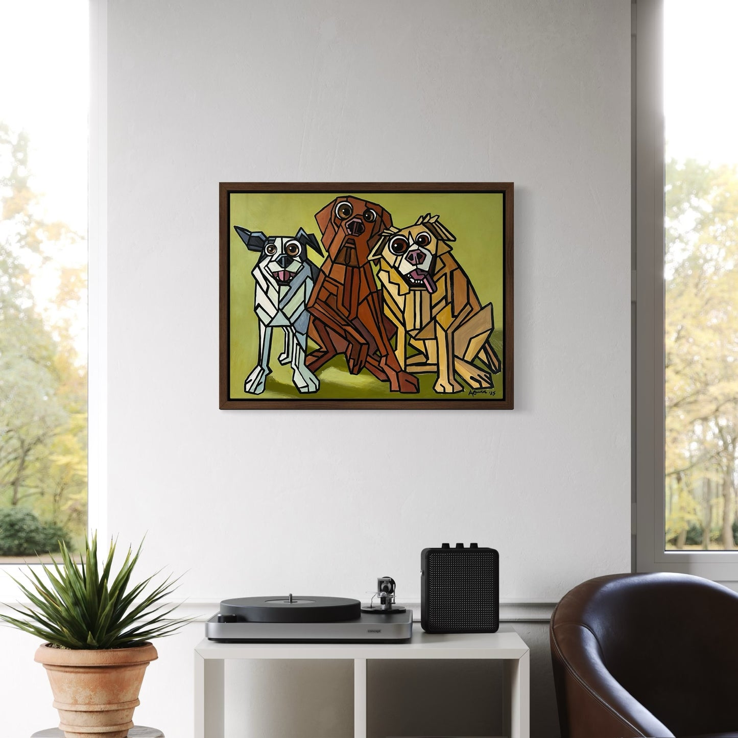 Abstract Style Caricature Portrait