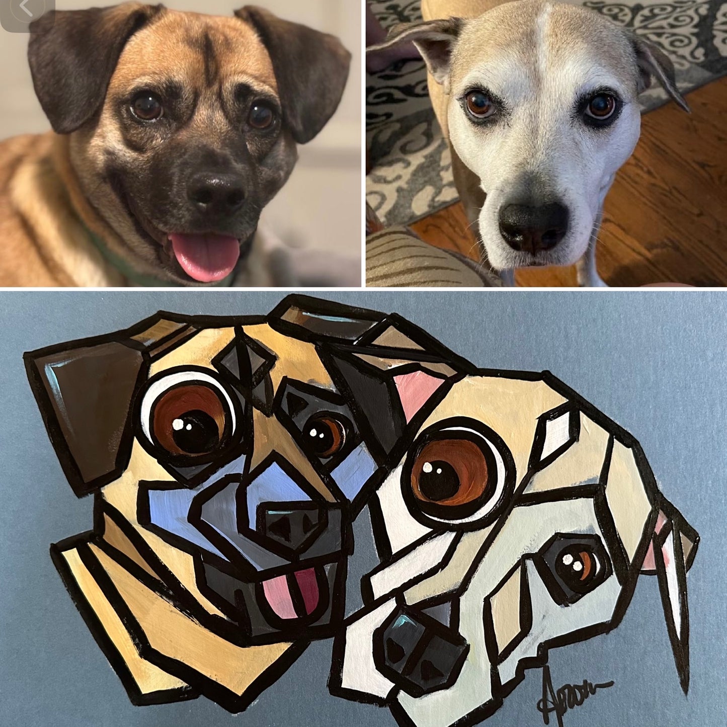 Abstract Style Caricature Portrait