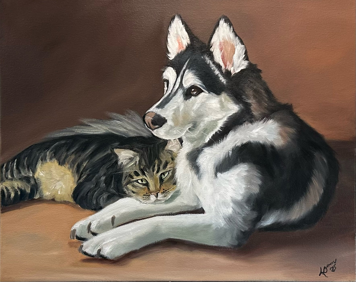 Custom Portraits on Gesso Board