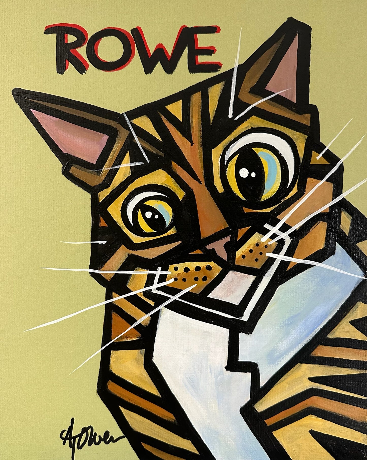 Abstract Style Caricature Portrait