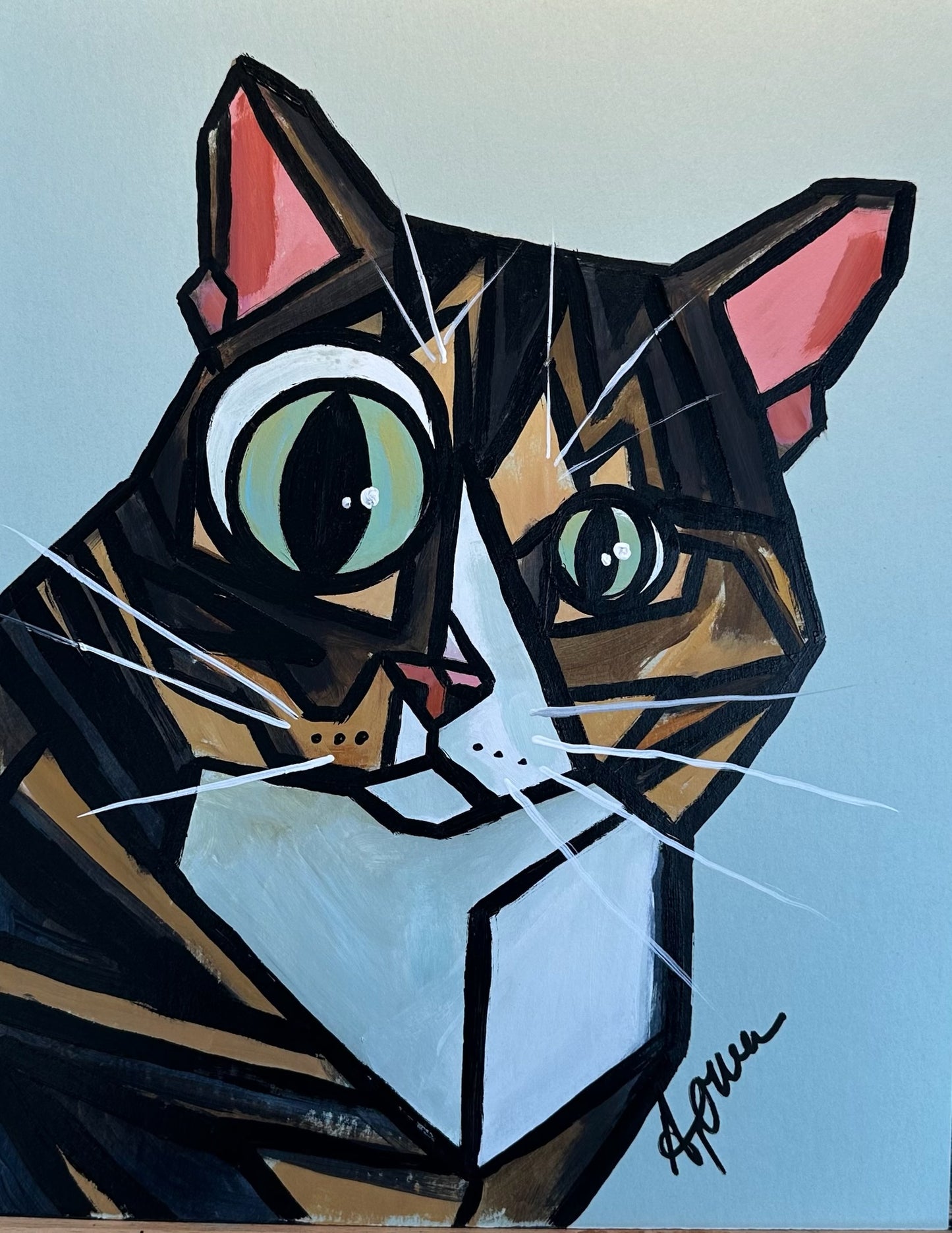 Abstract Style Caricature Portrait