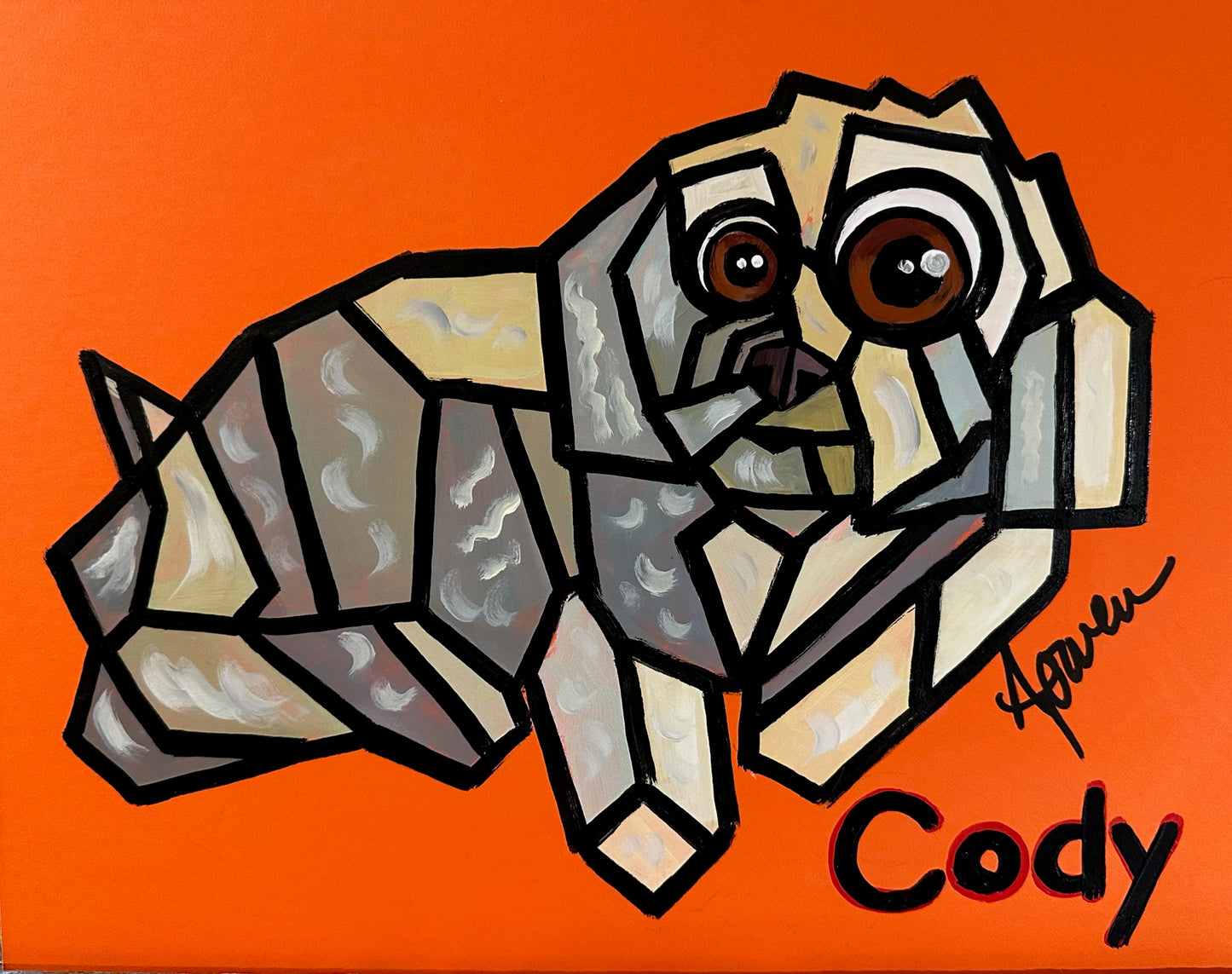 Abstract Style Caricature Portrait