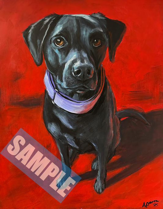 Custom Portraits on Gesso Board