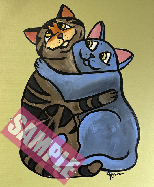 Vintage Cartoon Style Caricature Portrait