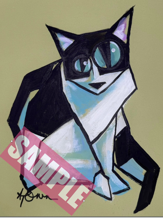 Abstract Style Caricature Portrait